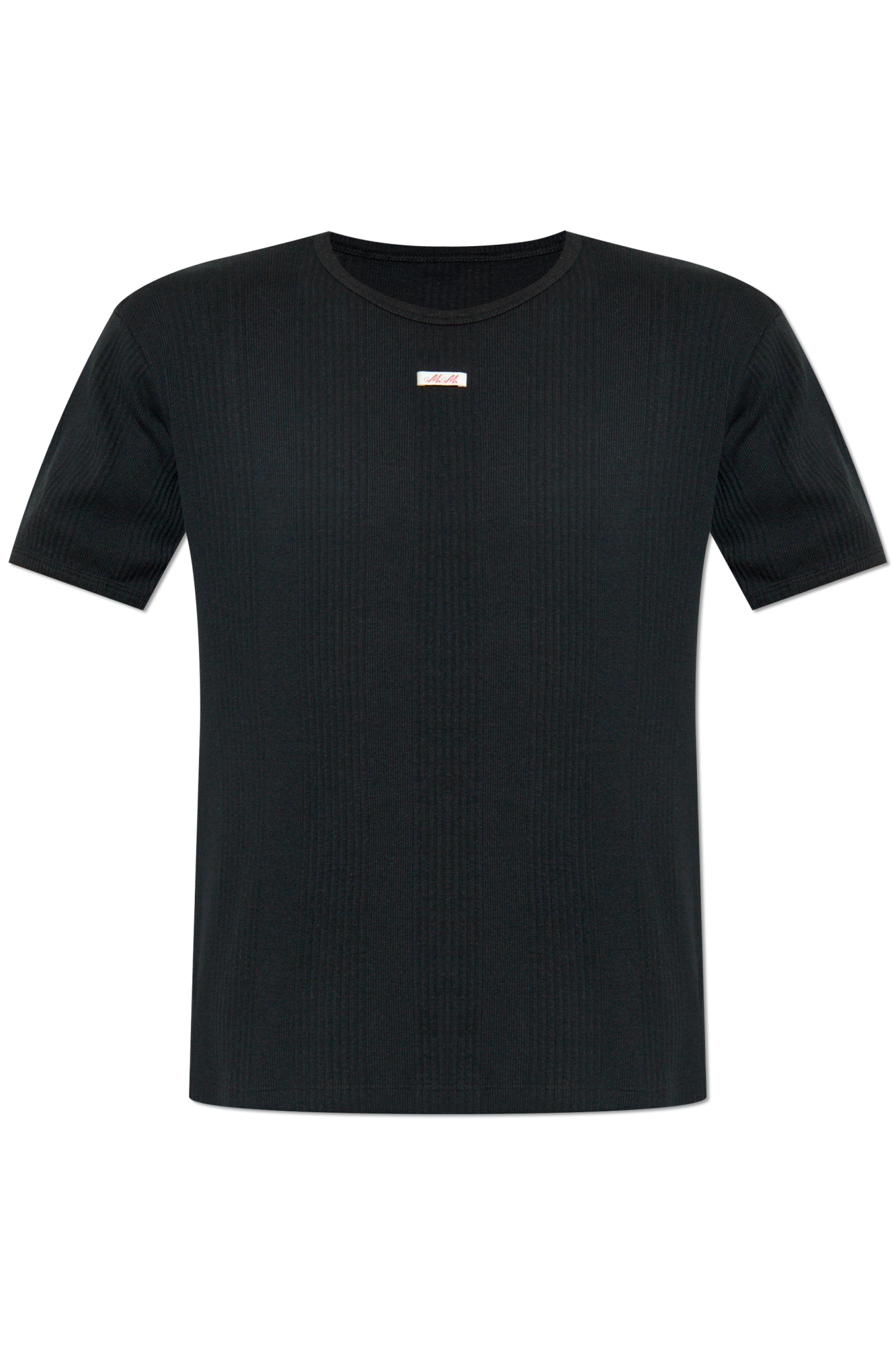 Maison Margiela Fancy Rib T-Shirt Tシャツ Maison Margiela Fancy Rib T-Shirt In Black - 40% Off